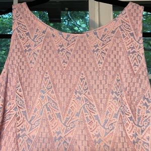 Pink sleeveless summer dress